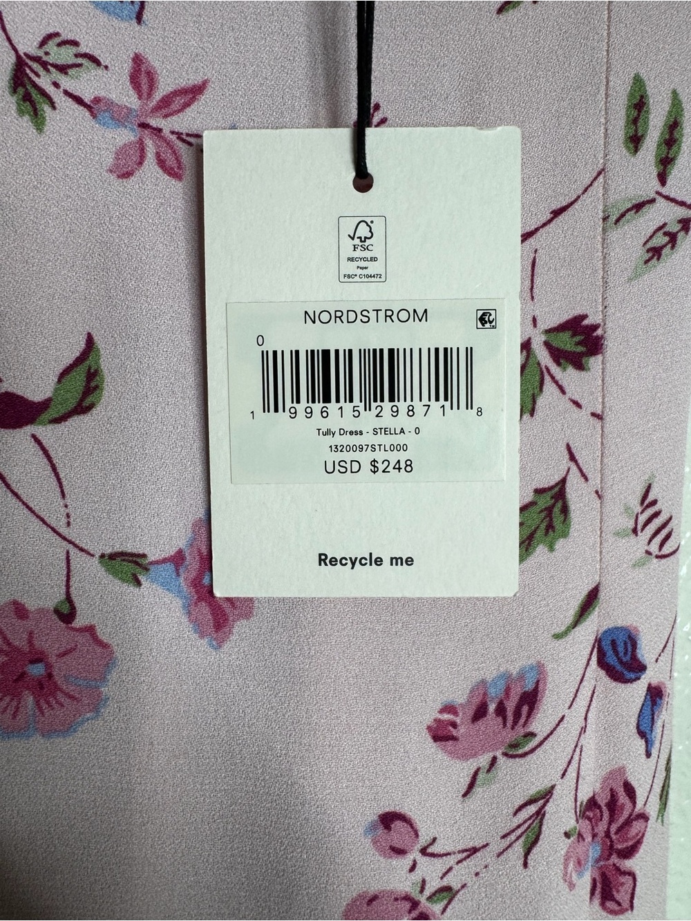 NWT Reformation Tully Dress STELLA size 0 - Picture 10 of 13